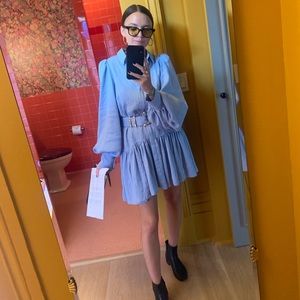 Acler - Light Blue Sherwood Dress